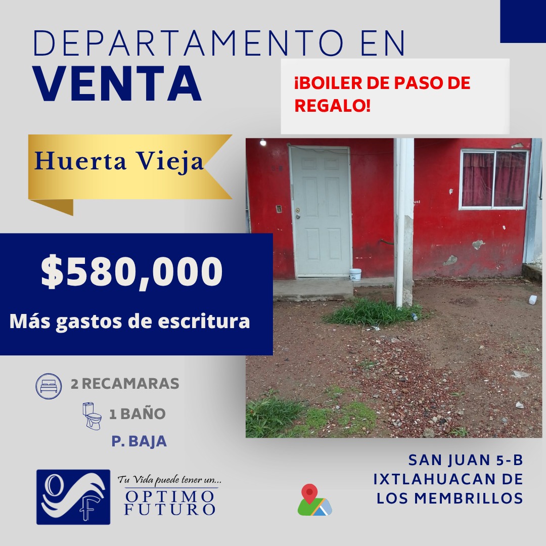 Publicación original: Departamento en venta en Huerta Vieja